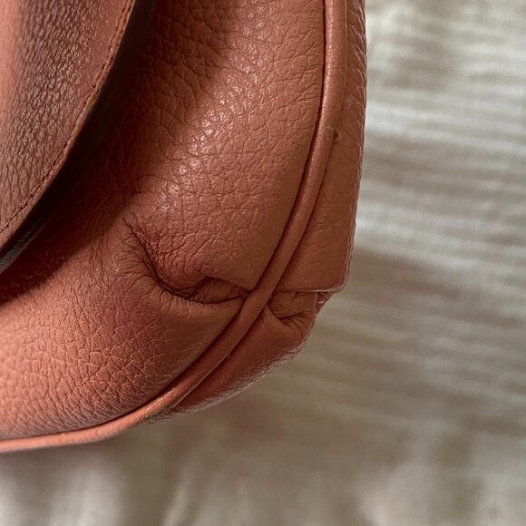 Authen COACH Leather Crossbody Bag. Flap w/Turn Lock Closure. Pink. Excel Cond'n - Picture 16 of 16